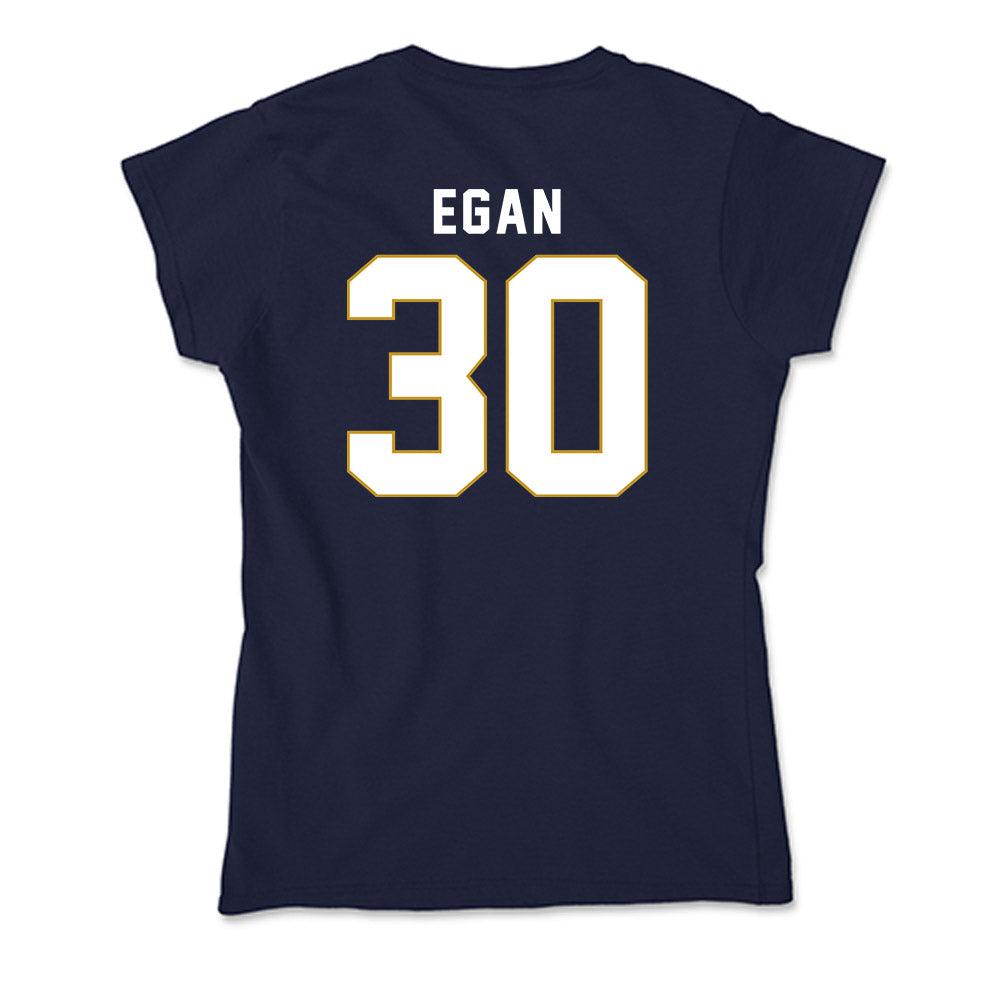 Notre Dame - NCAA Men's Soccer : Liam Egan - Soft Style Women’s T-Shirt-1