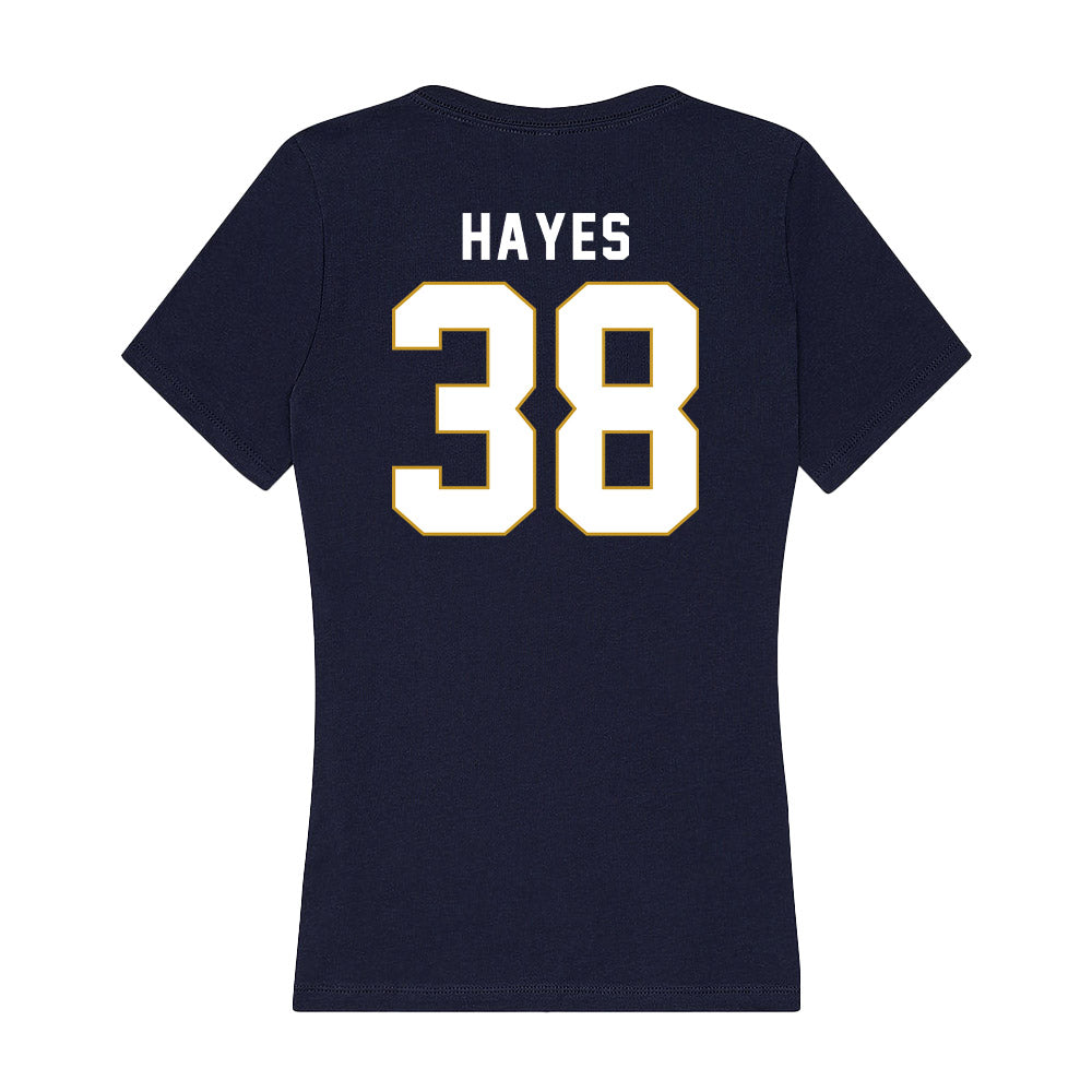 Notre Dame - NCAA Baseball : Anderson Hayes - Women's V-Neck T-Shirt-1