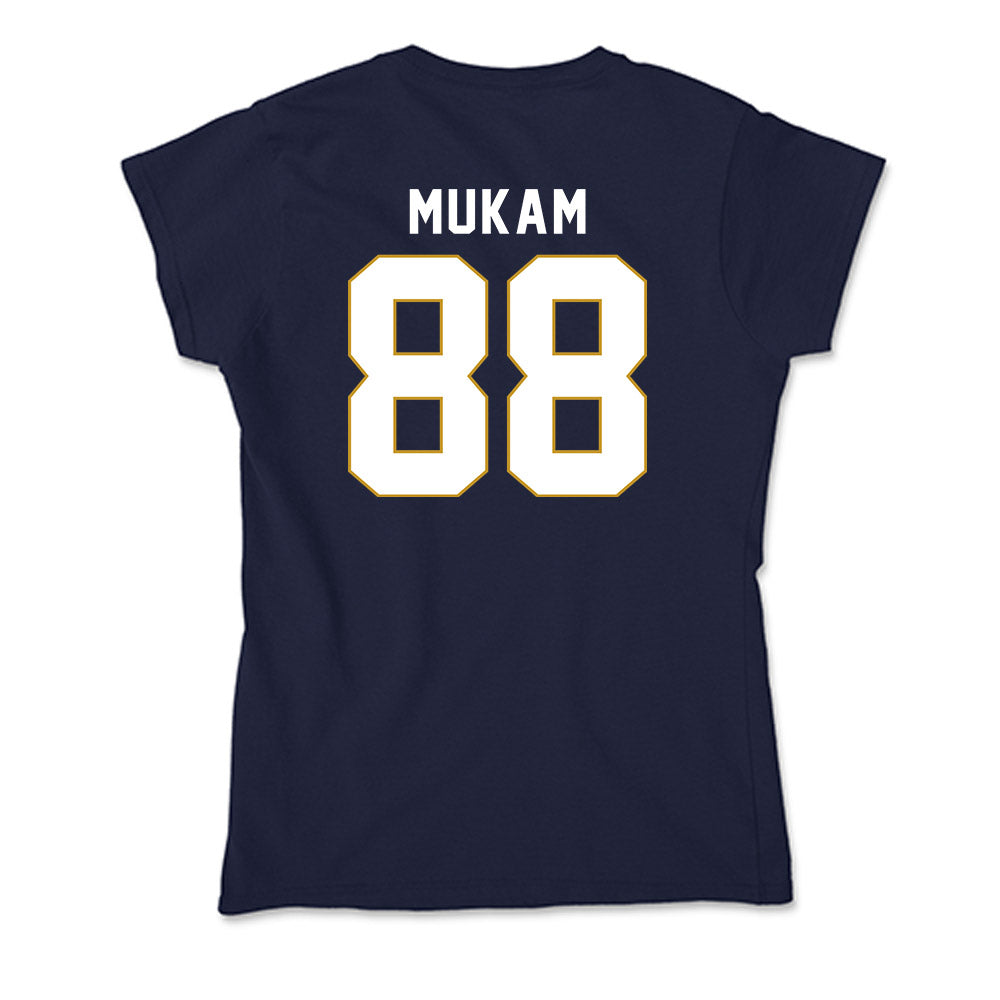 Notre Dame - NCAA Football : Armel Mukam - Soft Style Women’s T-Shirt-1