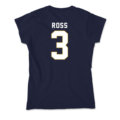 Notre Dame - NCAA Women's Volleyball : Avery Ross - Soft Style Women’s T-Shirt-1