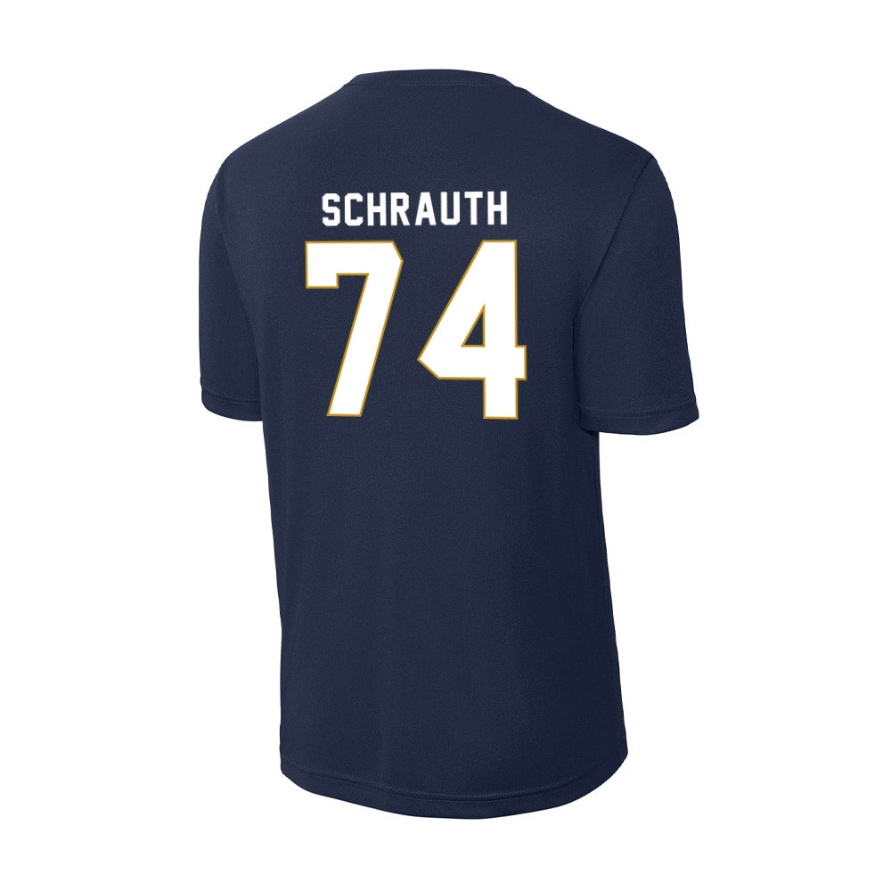 Notre Dame - NCAA Football : Billy Schrauth - Activewear T-Shirt-1