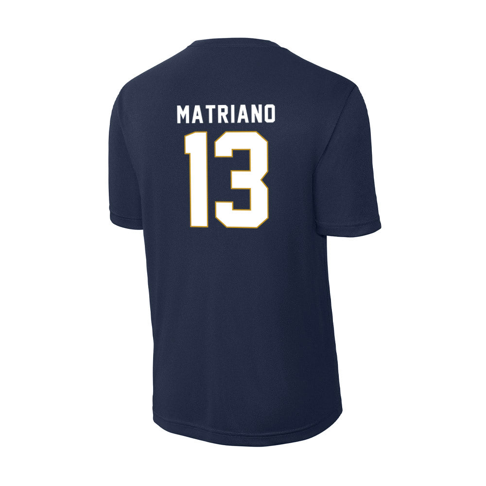 Notre Dame - NCAA Women's Soccer : Delaney Matriano - Activewear T-Shirt-1