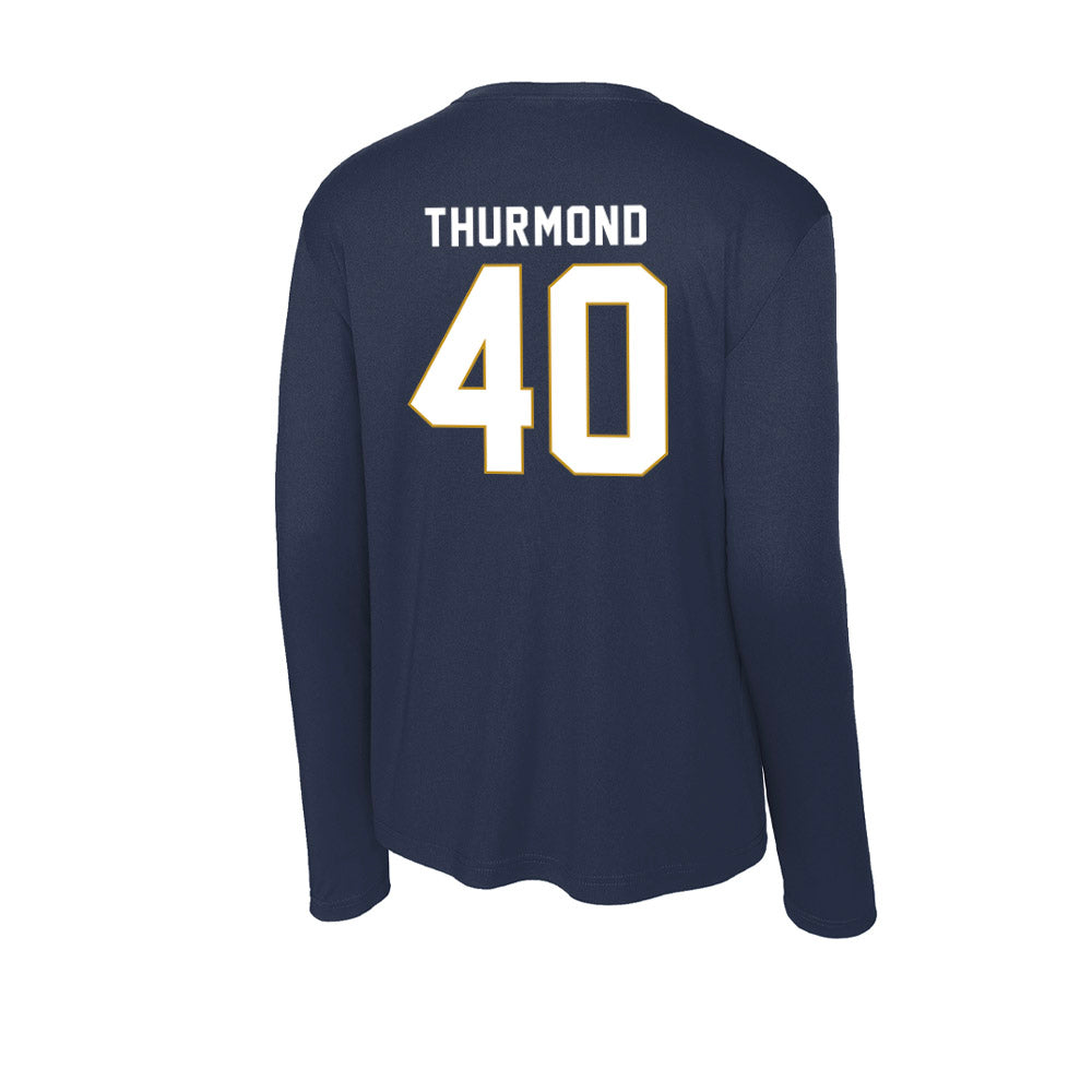 Notre Dame - NCAA Baseball : Eli Thurmond - Activewear Long Sleeve T-Shirt-1