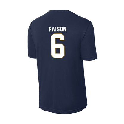 Notre Dame - NCAA Football : Jordan Faison - Activewear T-Shirt-1