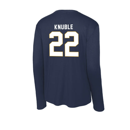 Notre Dame - NCAA Men's Ice Hockey : Cole Knuble - Activewear Long Sleeve T-Shirt