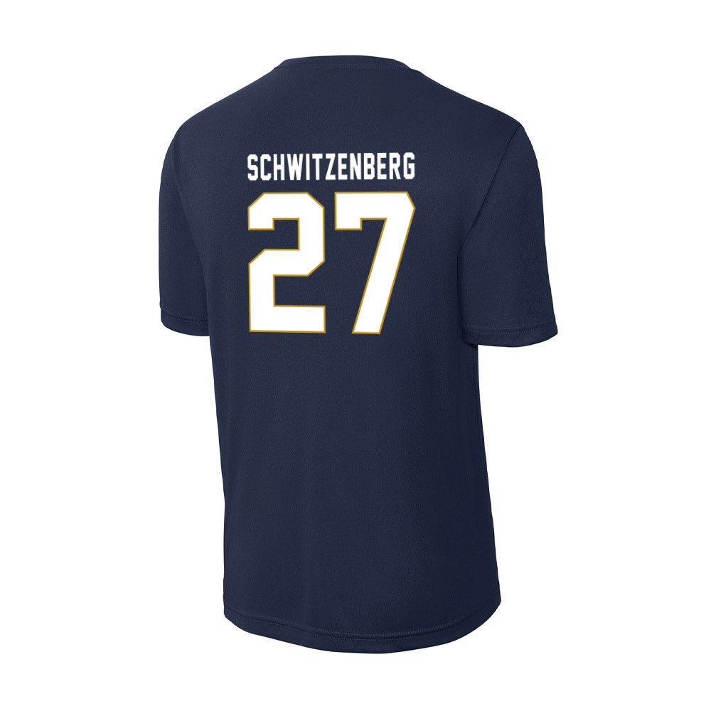 Notre Dame - NCAA Men's Lacrosse : Nate Schwitzenberg - Activewear T-Shirt-1