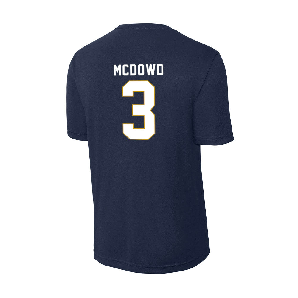 Notre Dame - NCAA Men's Soccer : Sean McDowd - Activewear T-Shirt-1