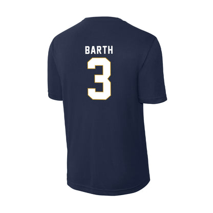 Notre Dame - NCAA Baseball : Mason Barth - Activewear T-Shirt-1
