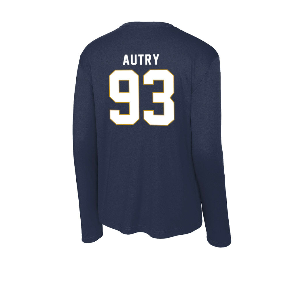 Notre Dame - NCAA Football : Quentin Autry - Activewear Long Sleeve T-Shirt