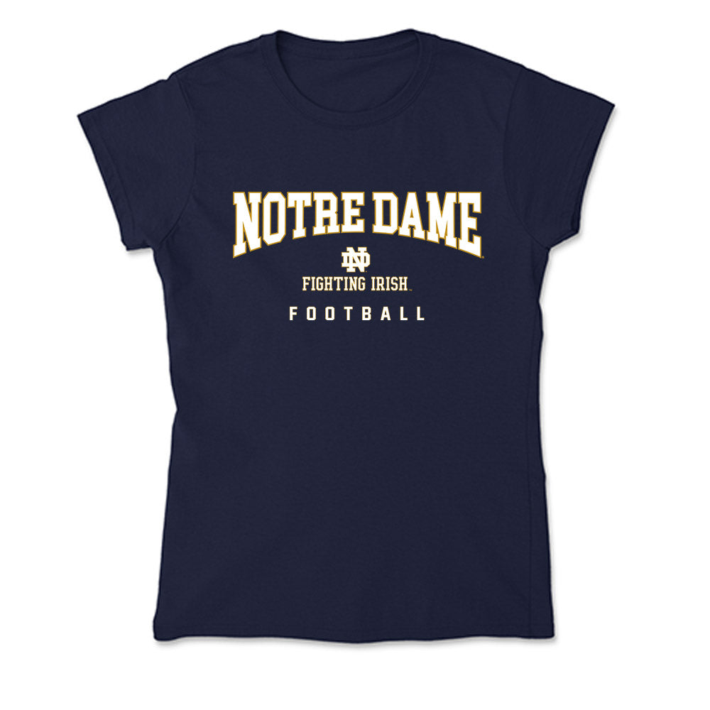 Notre Dame - NCAA Football : Micah Gilbert - Soft Style Women’s T-Shirt-0