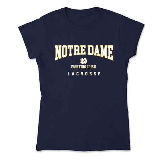 Notre Dame - NCAA Women's Lacrosse : Julia Carr - Soft Style Women’s T-Shirt-0