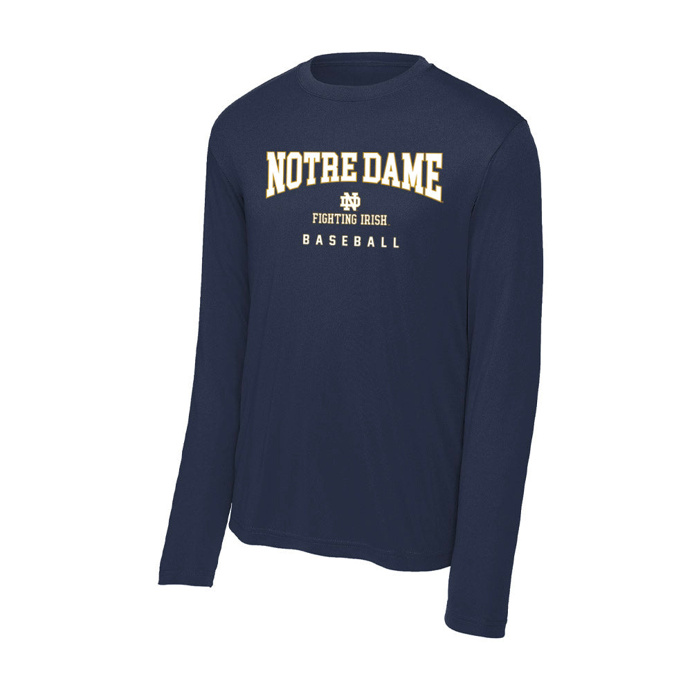 Notre Dame - NCAA Baseball : Caleb Ricks - Activewear Long Sleeve T-Shirt-0