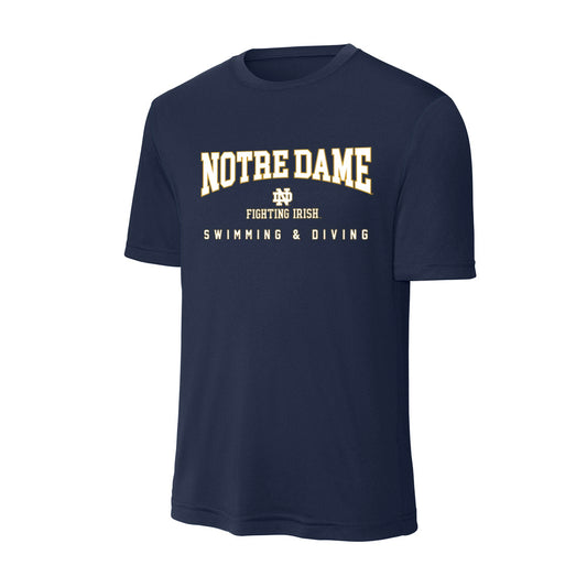 Notre Dame - NCAA Men's Swimming & Diving : Jackson Armour - Activewear T-Shirt-0