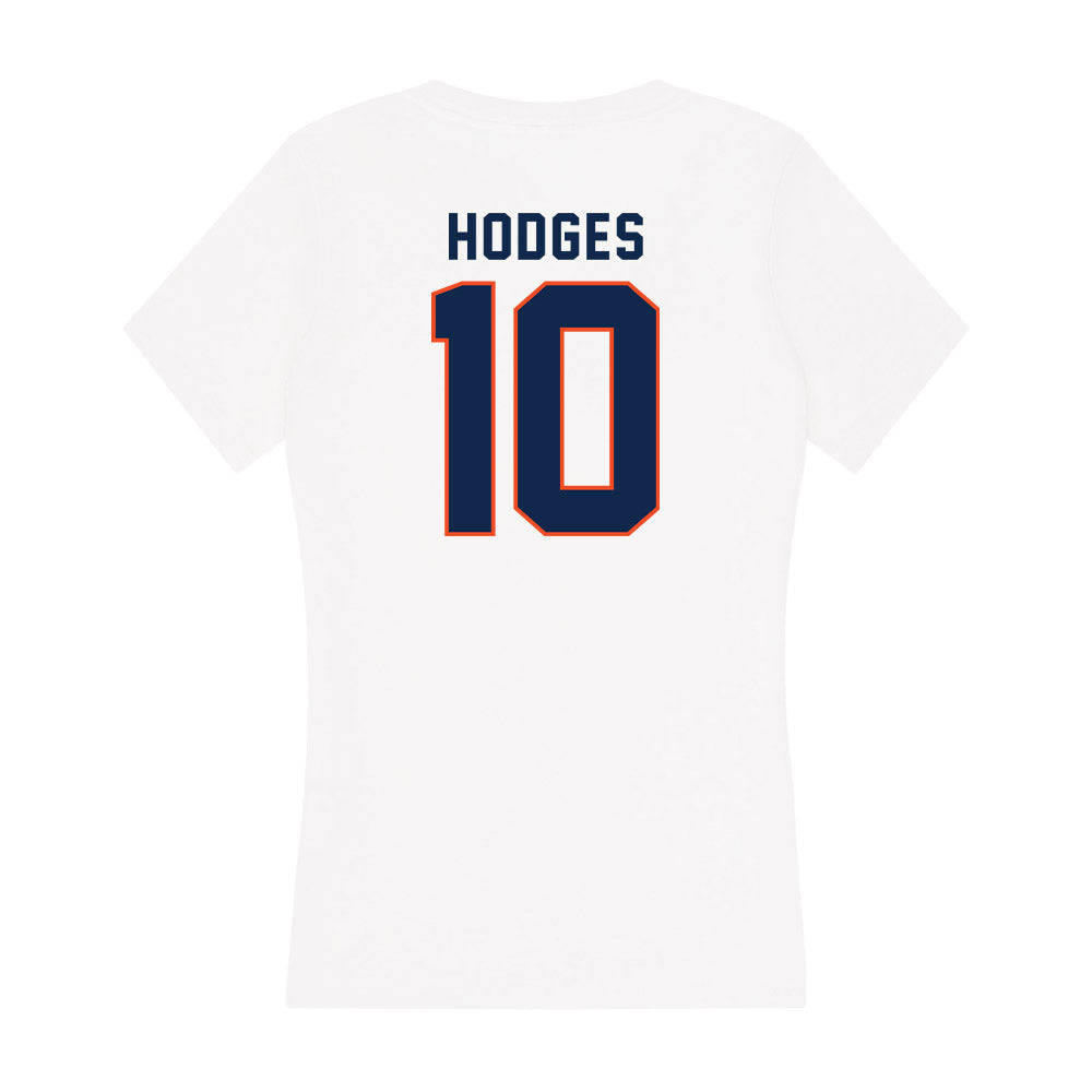 Virginia - NCAA Baseball : Bradley Hodges - Women's V-Neck T-Shirt-1