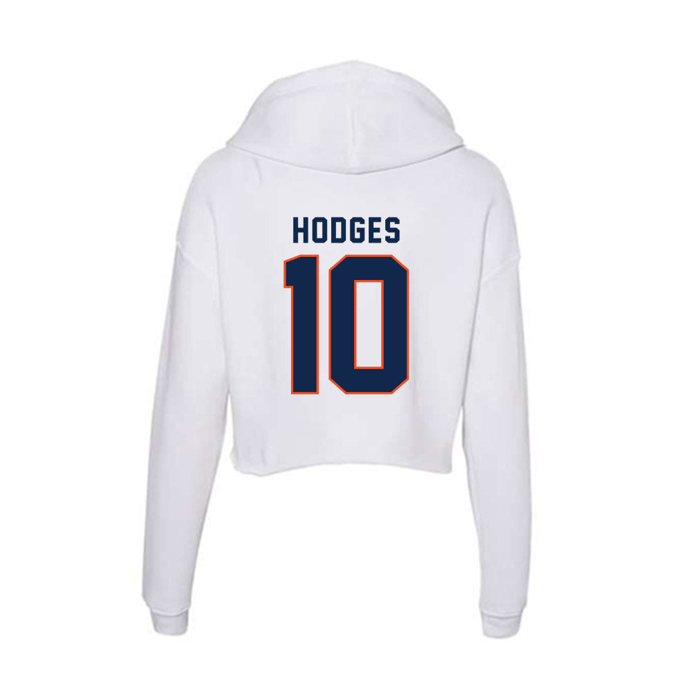 Virginia - NCAA Baseball : Bradley Hodges - Women's Crop Fleece Hoodie-1