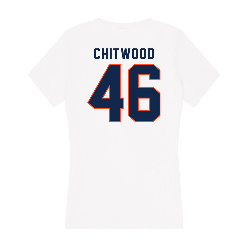 Virginia - NCAA Men's Lacrosse : Dawson Chitwood - Women's V-Neck T-Shirt-1