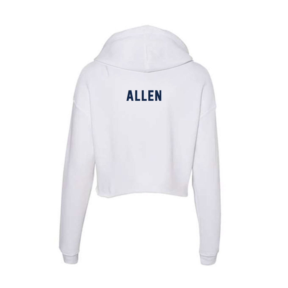 Virginia - NCAA Wrestling : Aiden Allen - Women's Crop Fleece Hoodie-1