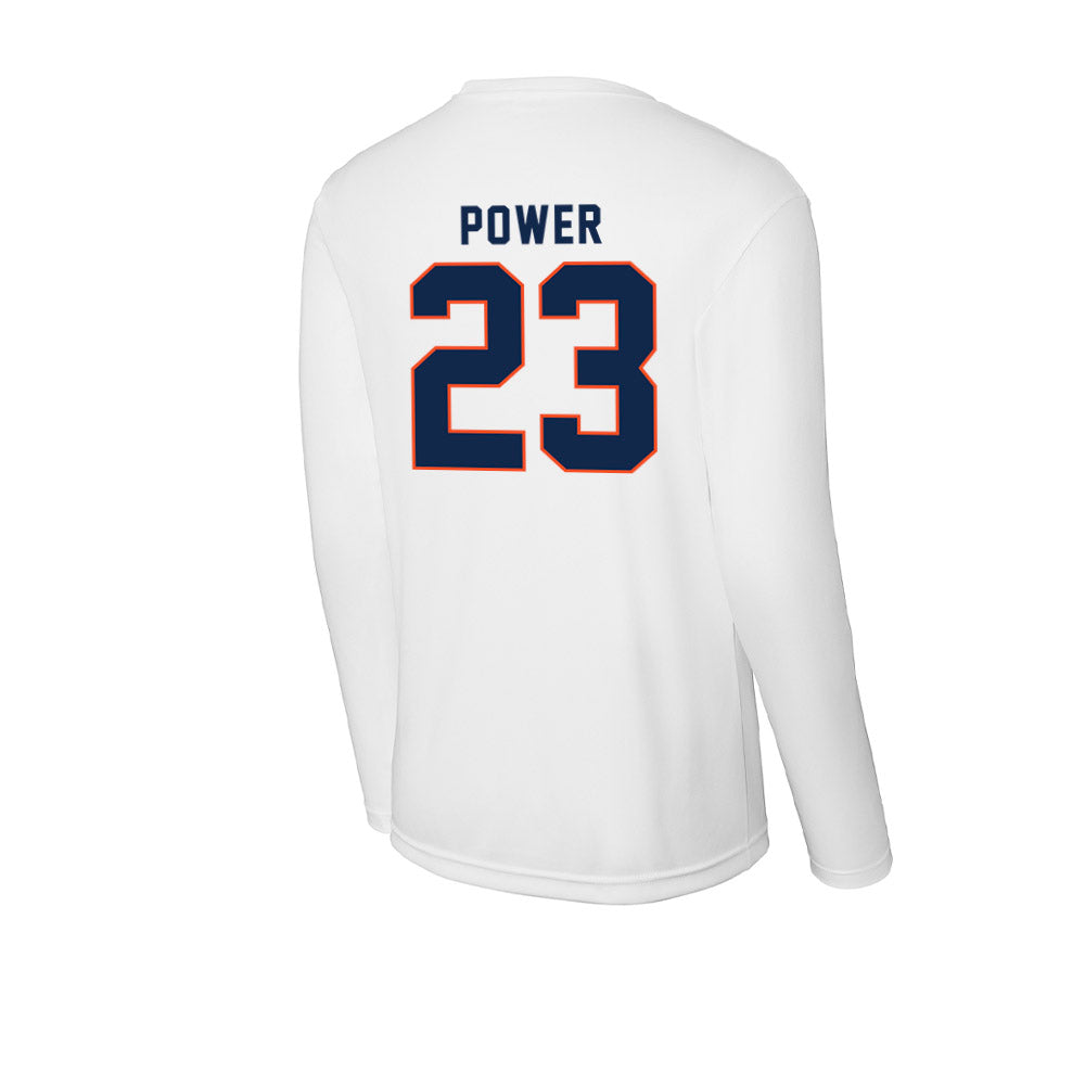 Virginia - NCAA Men's Basketball : TJ Power - Activewear Long Sleeve T-Shirt