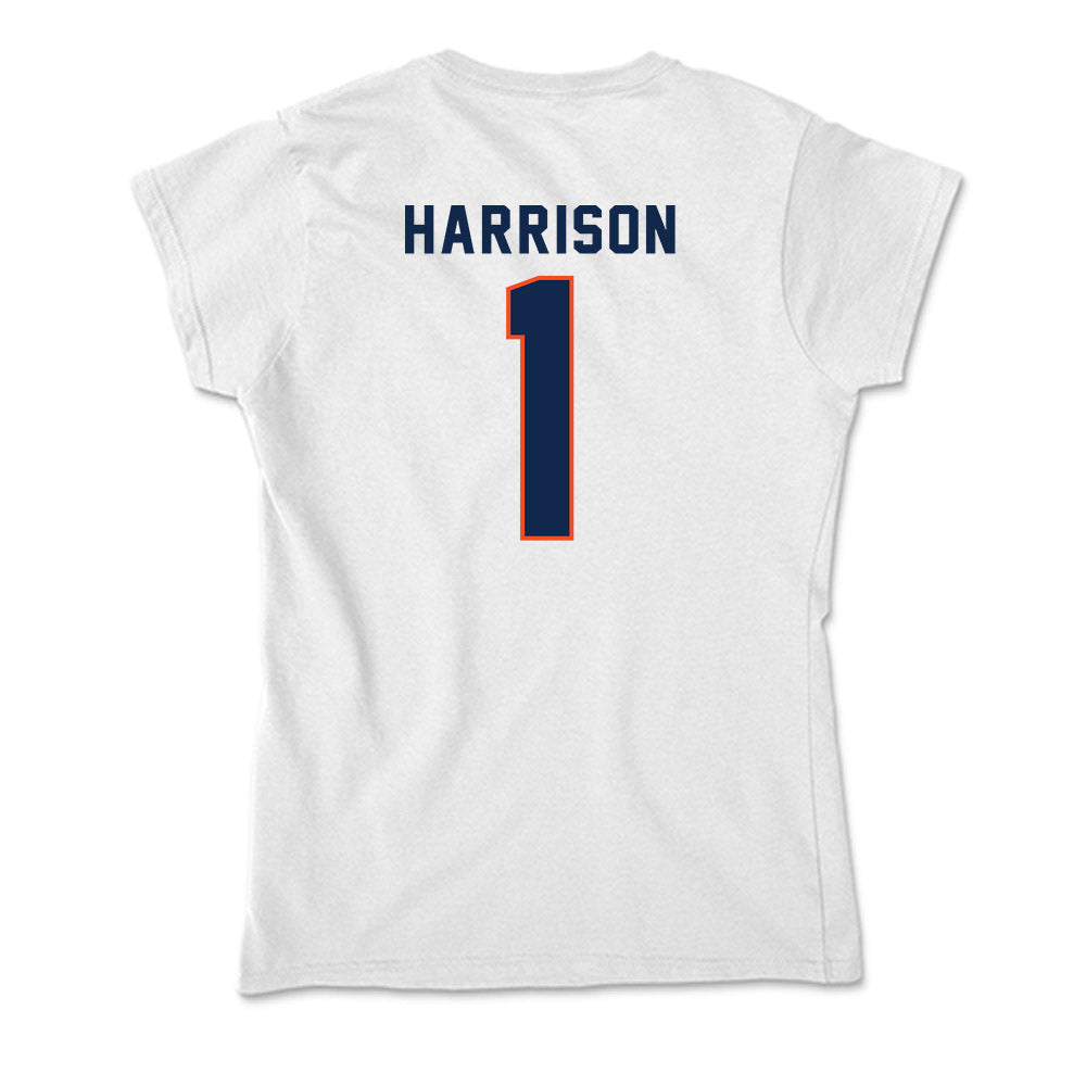 Virginia - NCAA Football : Suderian Harrison - Soft Style Women’s T-Shirt-1