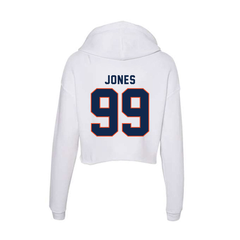 Virginia - NCAA Football : Daryl Jones - Women's Crop Fleece Hoodie-1