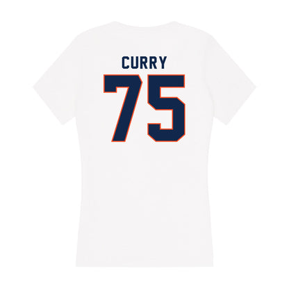 Virginia - NCAA Football : Houston Curry - Women's V-Neck T-Shirt-1