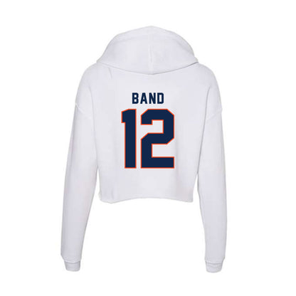 Virginia - NCAA Men's Lacrosse : Chase Band - Women's Crop Fleece Hoodie-1