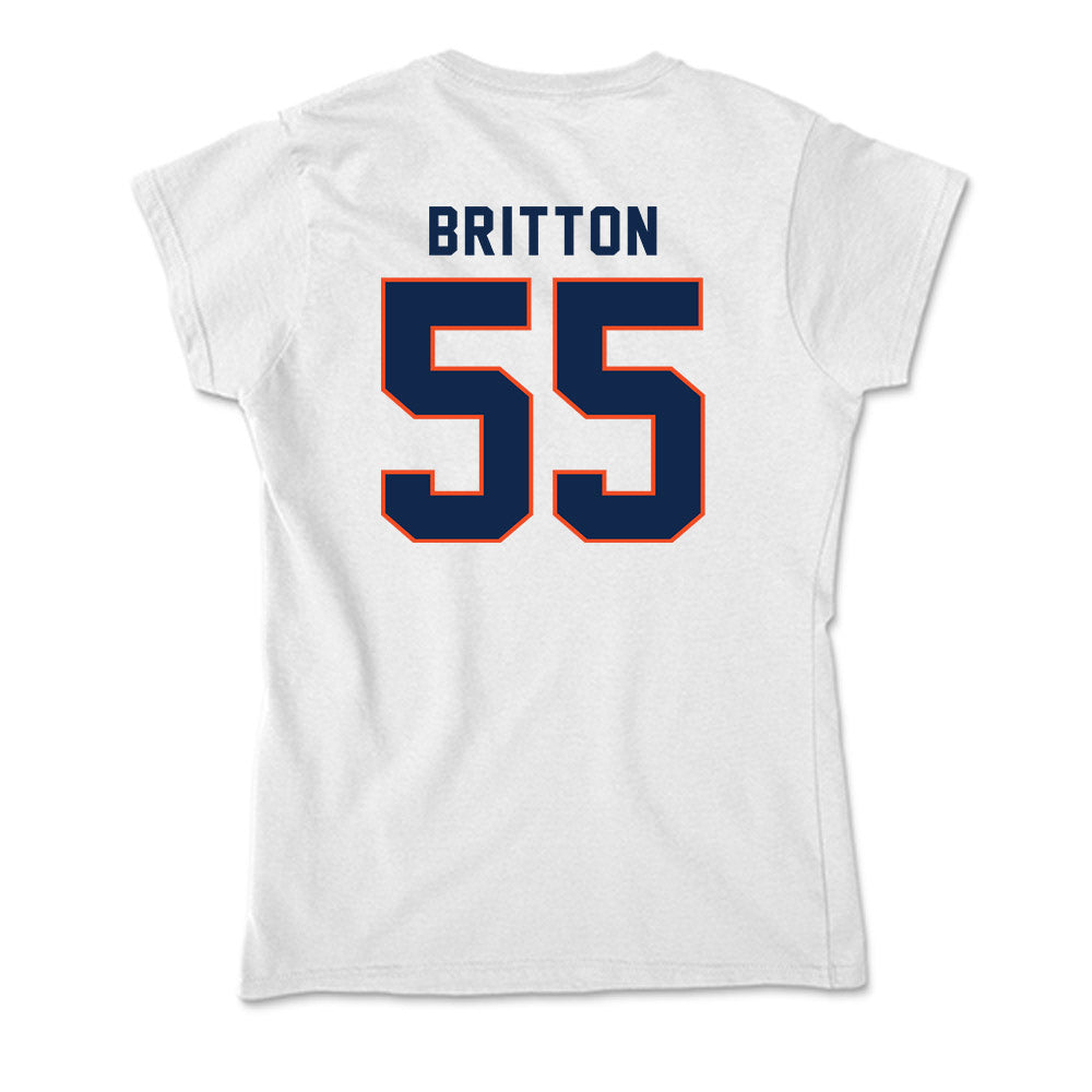 Virginia - NCAA Football : Anthony Britton - Soft Style Women’s T-Shirt-1