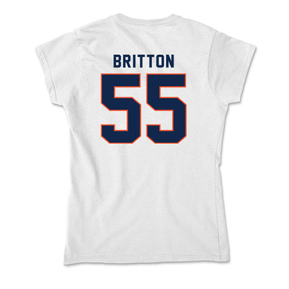 Virginia - NCAA Football : Anthony Britton - Soft Style Women’s T-Shirt-1