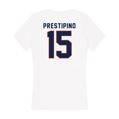 Virginia - NCAA Men's Lacrosse : Michael Prestipino - Women's V-Neck T-Shirt-1