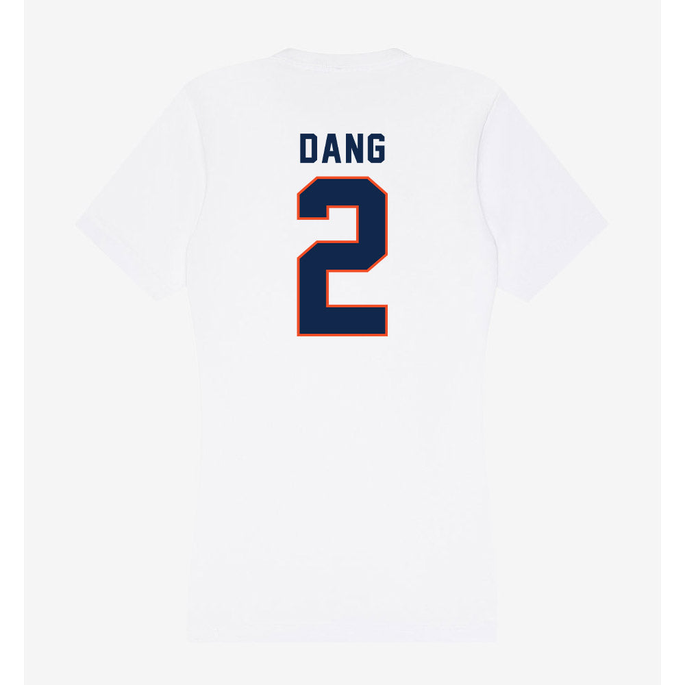 Virginia - NCAA Men's Soccer : Nick Dang - Women's V-Neck T-Shirt-1
