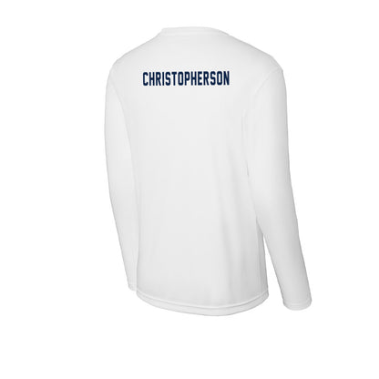 Virginia - NCAA Women's Swimming & Diving : Katie Christopherson - Activewear Long Sleeve T-Shirt