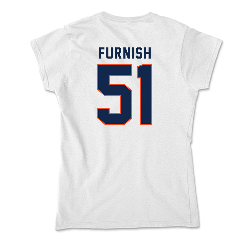 Virginia - NCAA Football : Ty Furnish - Soft Style Women’s T-Shirt-1