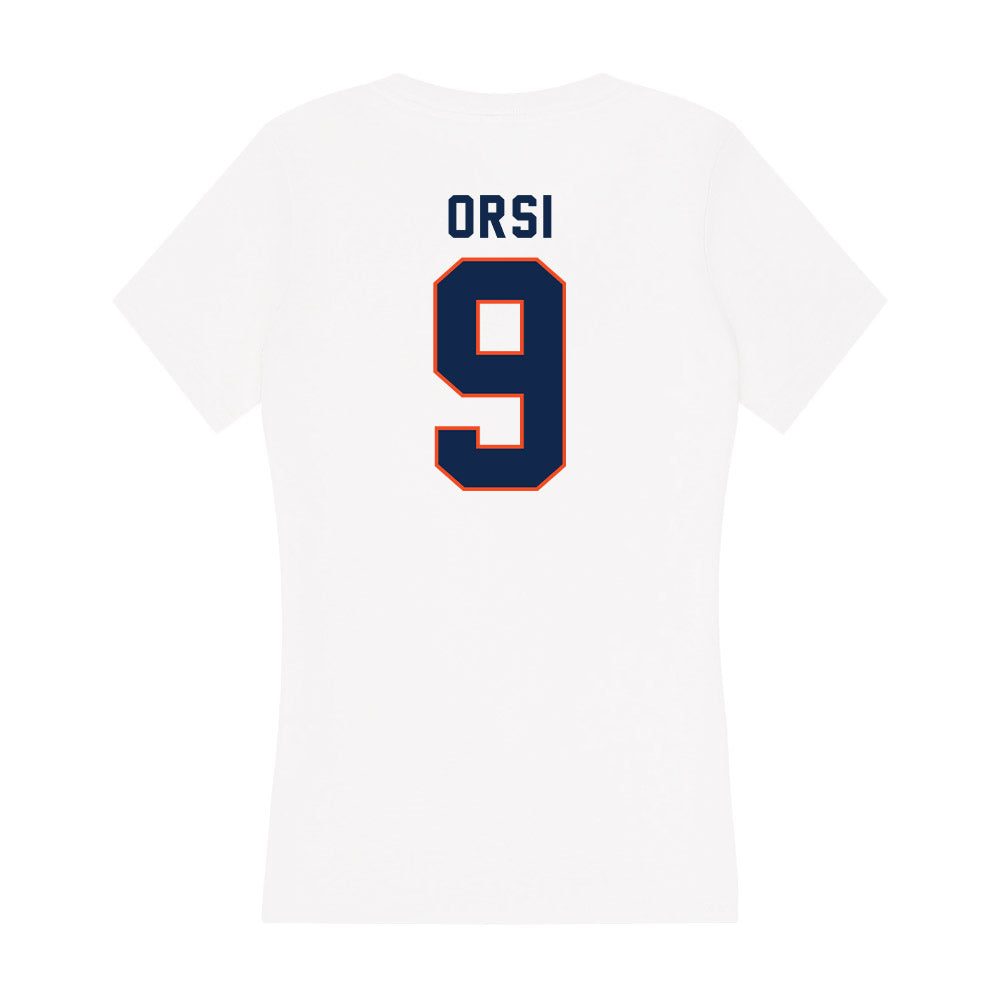 Virginia - NCAA Women's Field Hockey : Madison Orsi - Women's V-Neck T-Shirt-1