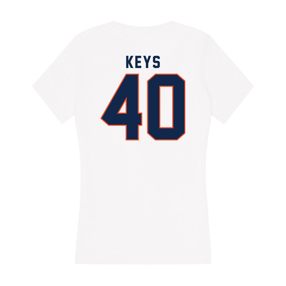 Virginia - NCAA Football : Rob Keys - Women's V-Neck T-Shirt-1