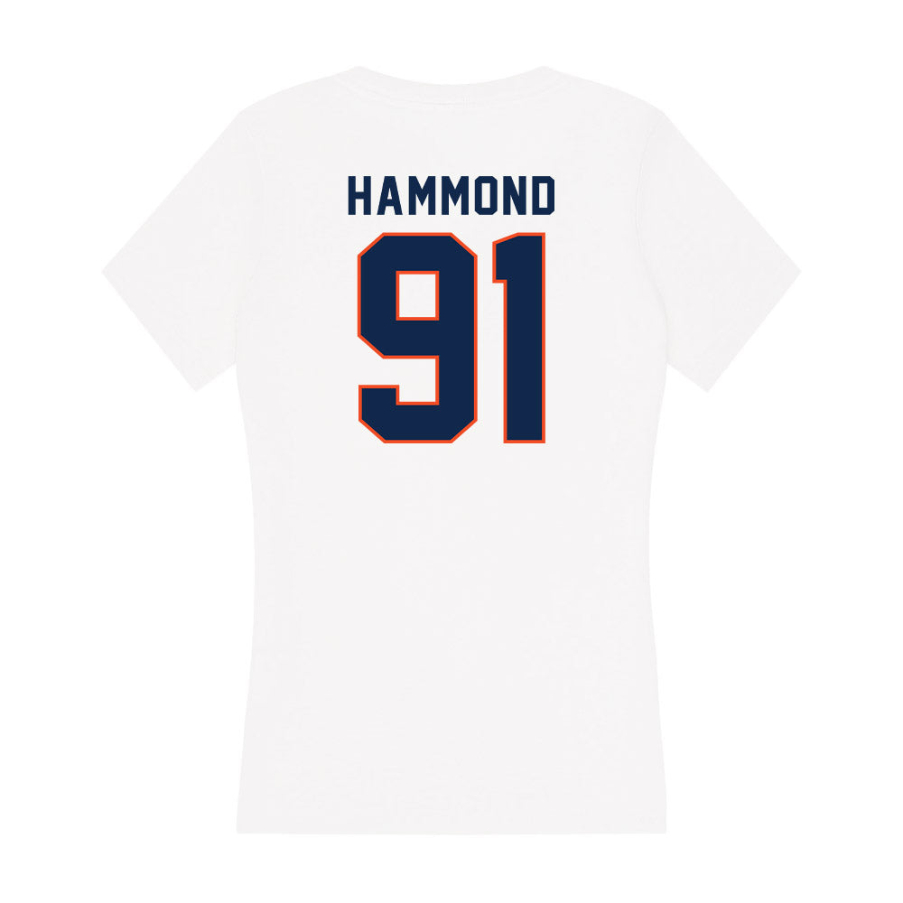 Virginia - NCAA Football : Jason Hammond - Women's V-Neck T-Shirt-1