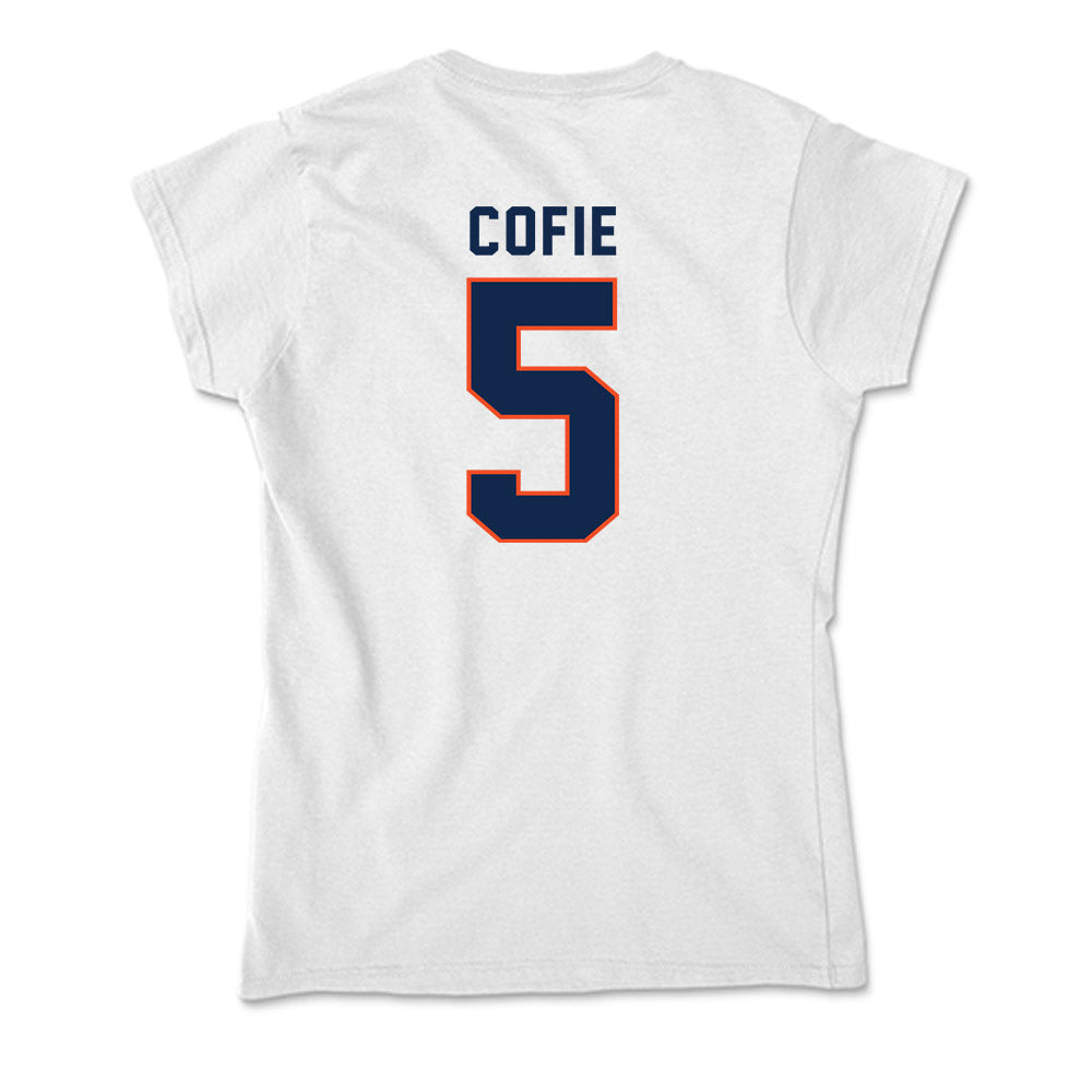 Virginia - NCAA Men's Basketball : Jacob Cofie - Soft Style Women’s T-Shirt-1