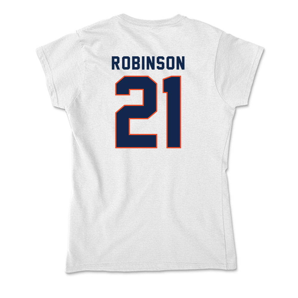 Virginia - NCAA Men's Basketball : Anthony Robinson - Soft Style Women’s T-Shirt-1