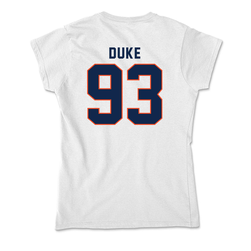 Virginia - NCAA Football : Henry Duke - Soft Style Women’s T-Shirt-1