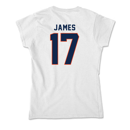 Virginia - NCAA Baseball : Chone James - Soft Style Women’s T-Shirt-1