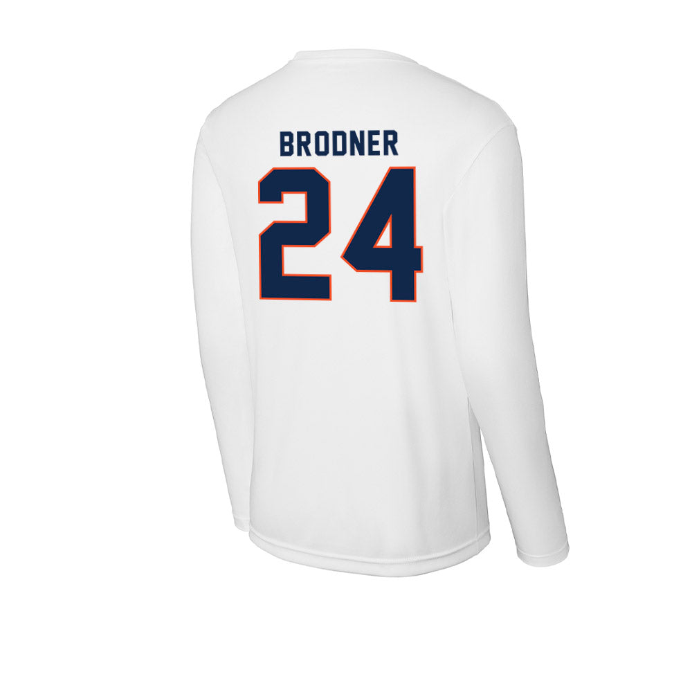 Virginia - NCAA Women's Volleyball : Sarah Brodner - Activewear Long Sleeve T-Shirt-1