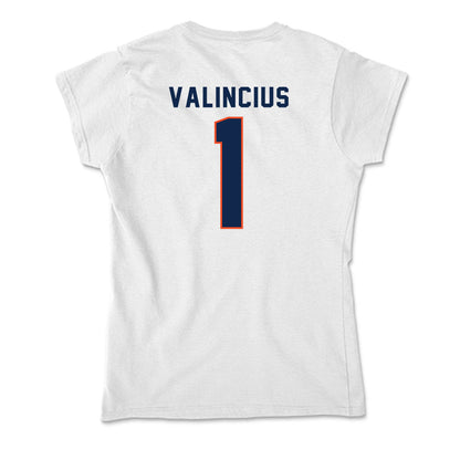 Virginia - NCAA Baseball : Tomas Valincius - Soft Style Women’s T-Shirt-1