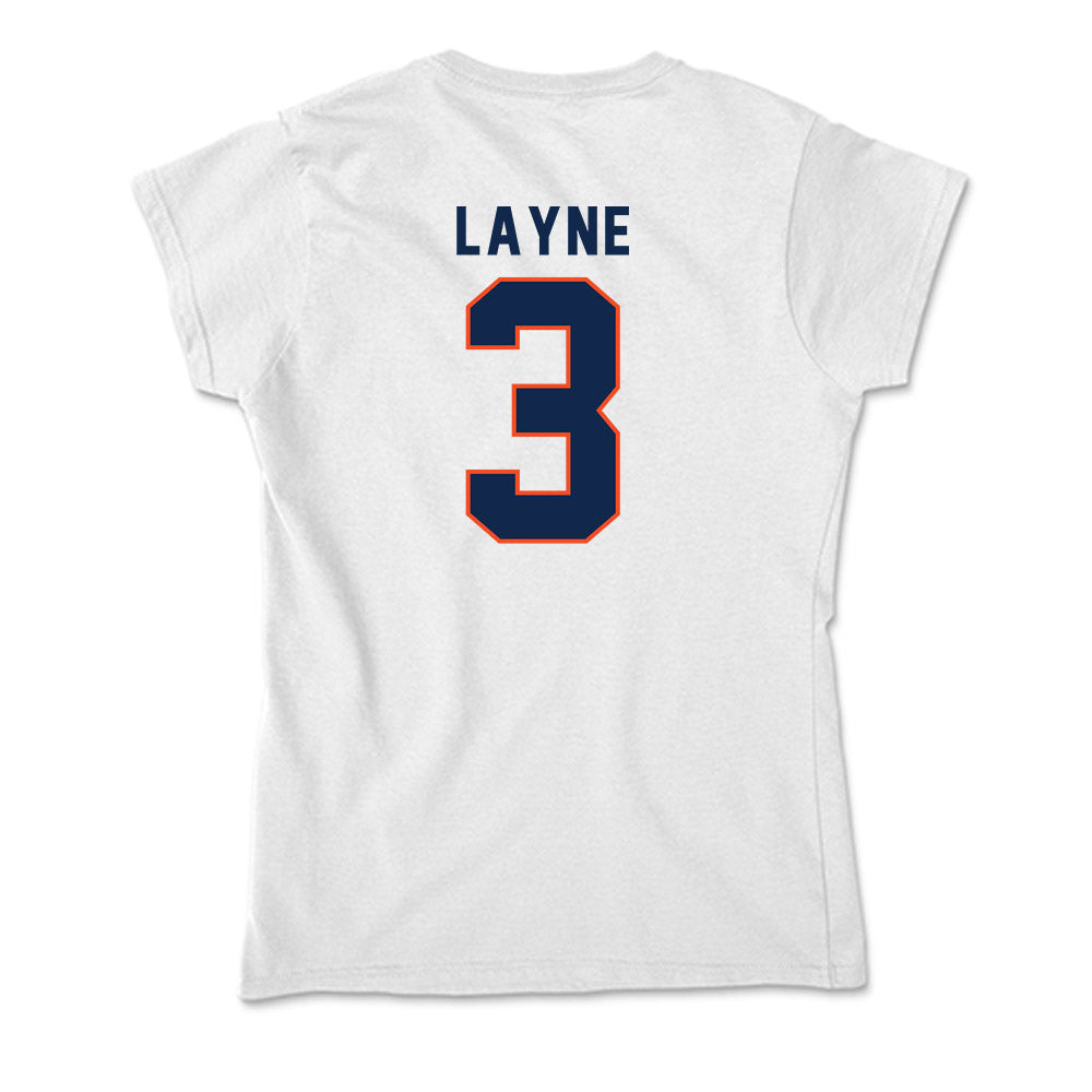 Virginia - NCAA Softball : Courtney Layne - Soft Style Women’s T-Shirt-1