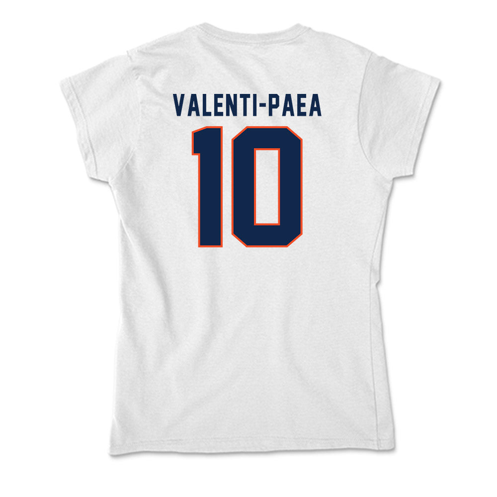 Virginia - NCAA Women's Basketball : Casey Valenti-Paea - Soft Style Women’s T-Shirt-1