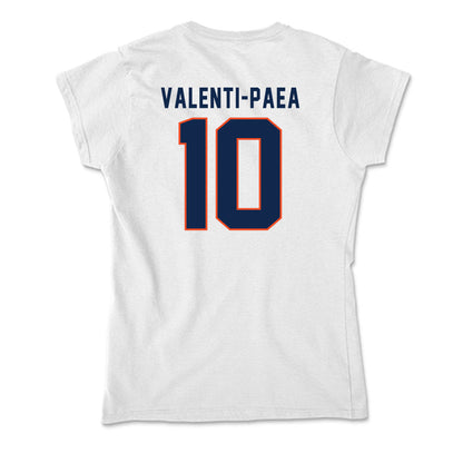 Virginia - NCAA Women's Basketball : Casey Valenti-Paea - Soft Style Women’s T-Shirt-1