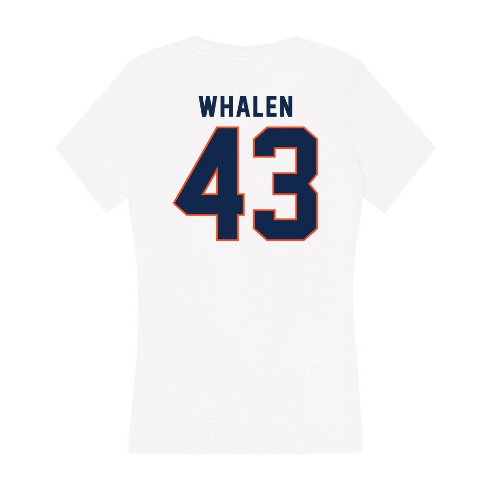 Virginia - NCAA Men's Lacrosse : Mitchell Whalen - Women's V-Neck T-Shirt-1