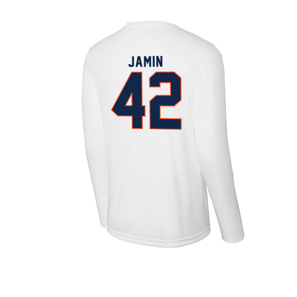Virginia - NCAA Men's Lacrosse : Luke Jamin - Activewear Long Sleeve T-Shirt-1