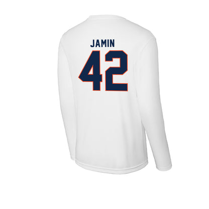 Virginia - NCAA Men's Lacrosse : Luke Jamin - Activewear Long Sleeve T-Shirt-1