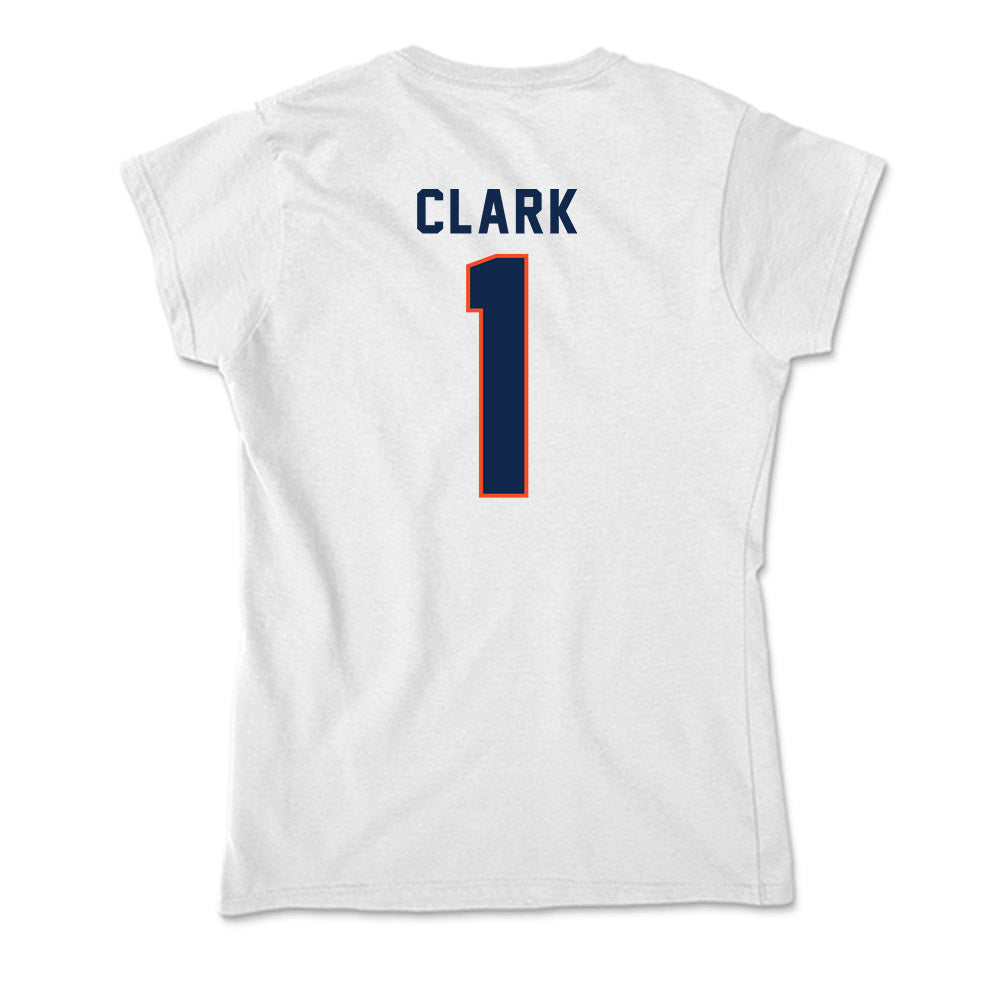 Virginia - NCAA Women's Basketball : Paris Clark - Soft Style Women’s T-Shirt-1