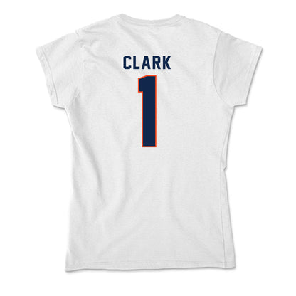 Virginia - NCAA Women's Basketball : Paris Clark - Soft Style Women’s T-Shirt-1