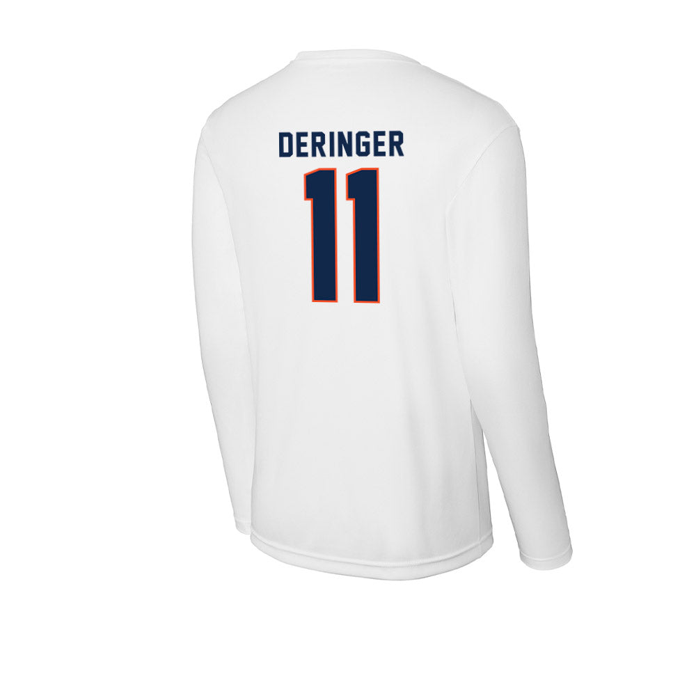 Virginia - NCAA Men's Lacrosse : Caulley Deringer - Activewear Long Sleeve T-Shirt